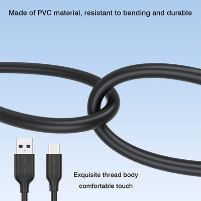 UGOURD USB3.2 10Gbps Cable USB 3.0/3.1/3.2 OTG Cable USB A to USB Type C Data Transfer SSD Hard Disk Cable 3A 60W QC 3.0