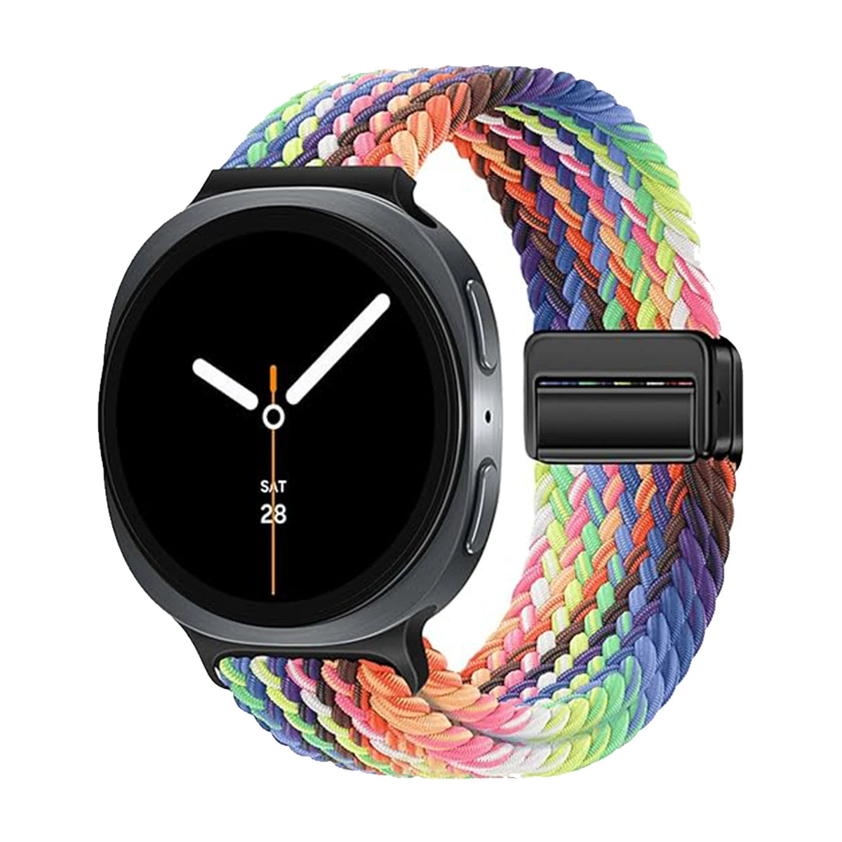 Magnetic Braided Band For Samsung Galaxy Watch 9 8 Strap 44mm 40mm Nylon Bracelet Correa Belt Galaxy Watch 8 Classic 46mm