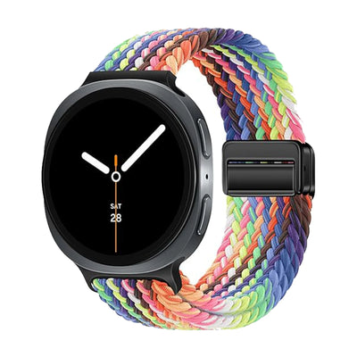 Magnetic Braided Band For Samsung Galaxy Watch 9 8 Strap 44mm 40mm Nylon Bracelet Correa Belt Galaxy Watch 8 Classic 46mm