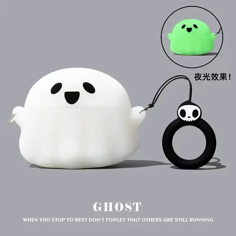 For AirPods 1/2 3 4 Pro3 2025 Pro2  Case Cartoon Cat Puppy Orca Silicone Earphone Accessories Soft Protective Sleeve Shell Funda