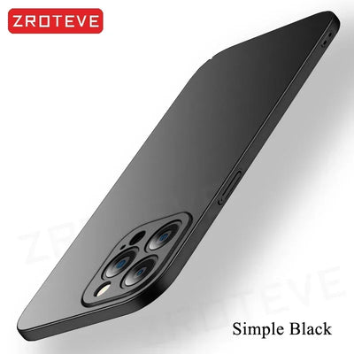For iPhone 16 15 14 13 12 Pro Max Case ZROTEVE Luxury Slim Matte Hard PC Cover For iPhone16 iPhone14 iPhone15 Plus Phone Cases