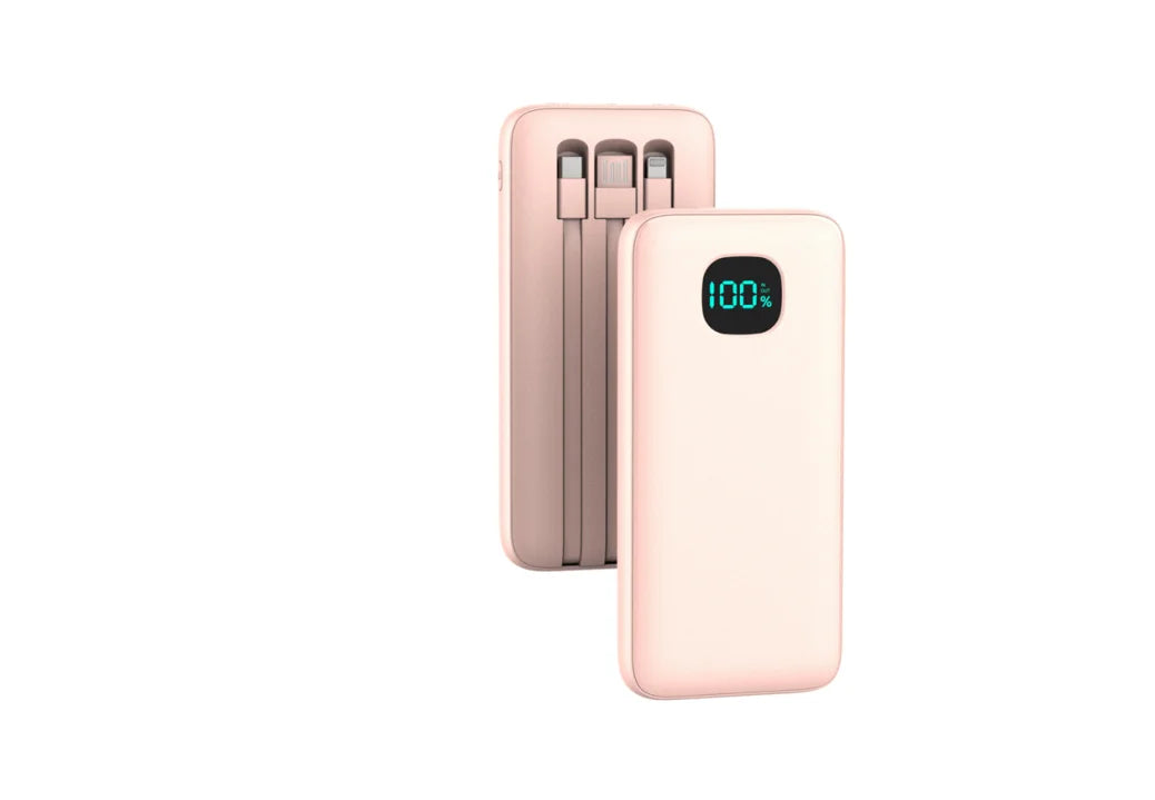 6-in-1 Power Bank 10000mAh PD 12.5W Fast Charging Phone External Battery Powerbank Charger for Xiaomi Poco iPhone Samsung iPad
