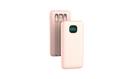 6-in-1 Power Bank 10000mAh PD 12.5W Fast Charging Phone External Battery Powerbank Charger for Xiaomi Poco iPhone Samsung iPad