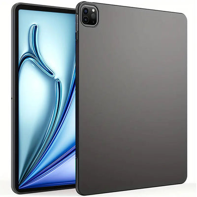 Soft Silicone Black Back Cover For IPad Air Pro 11 13 2024 M2 M4 Air 1 2 3 4 5 Tablet Case TPU Ultra-Thin Design Protective Case