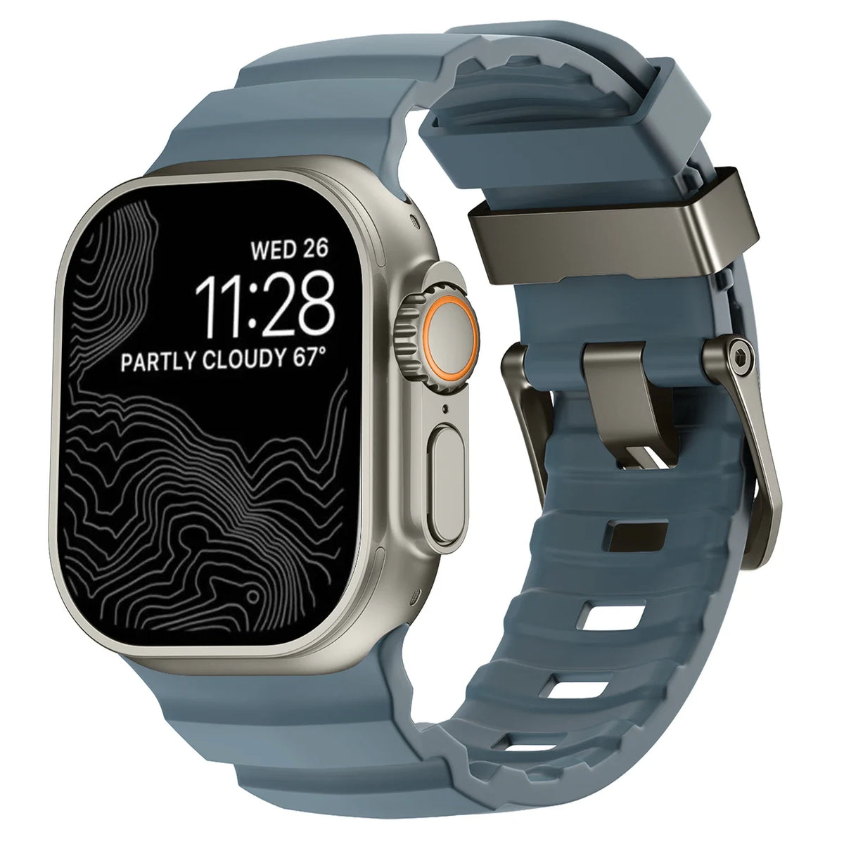 Trail Silicone Band for Apple Watch Ultra 4 3 2 49mm Strap 46mm 45mm 44mm Sport Bracelet iWatch Series 12 11 10 Ultra 9 8 7 SE3