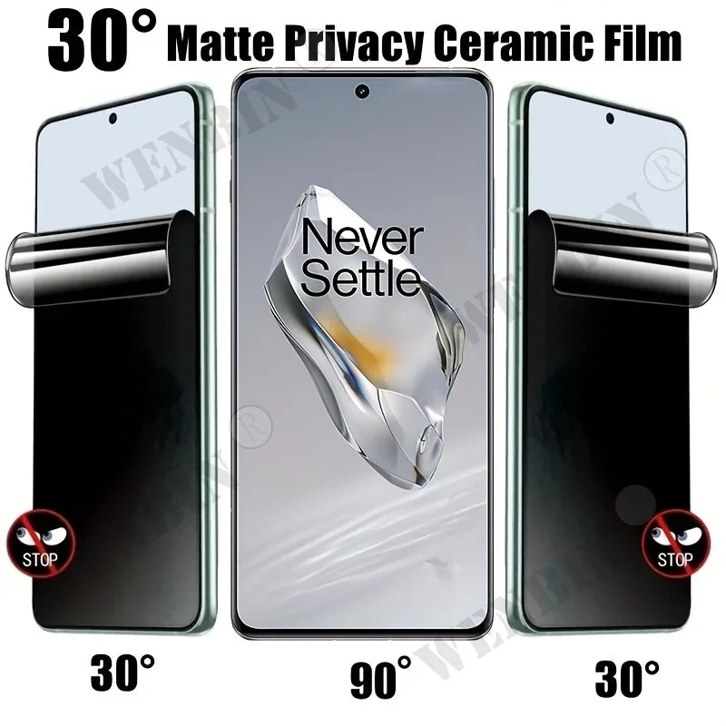 3Pcs Privacy Hydrogel Film For OnePlus 15 15R 13 13R 12 12R Privacy Screen Protector
