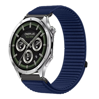 18mm 22mm Wave Nylon Strap for Oneplus Watch 3 43mm 46mm/4 3 Lite/2/2R Sport Wristband for OPPO Watch S/X2/3/Huawei GT6 5 4 Band