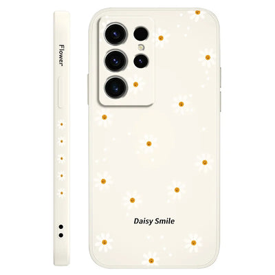 Smiling Daisy Phone Case For Samsung Galaxy S26 Plus Ultra Silicone Cover