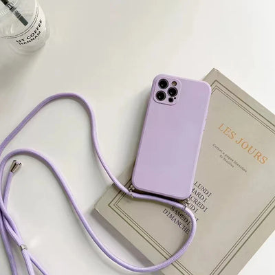 Necklace Strap Cord Crossbody Lanyard Silicone Case For Google Pixel 7 6 8 9 10 Pro XL 7A 6A 9A Cover Pixel 8 Pro 8A 10a Funda
