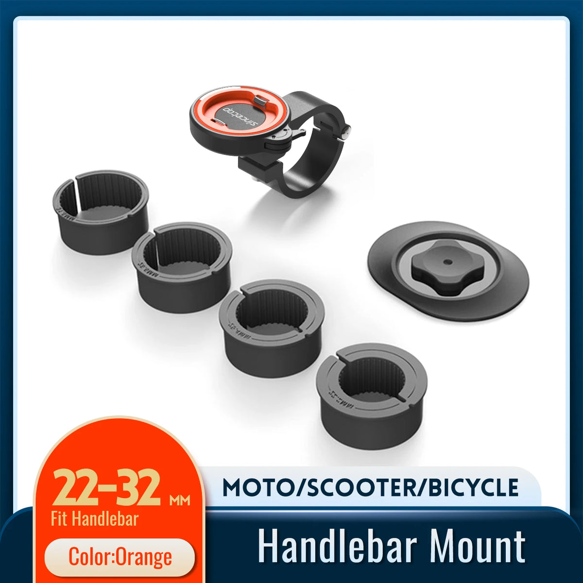 Bike Phone Holder, Motorcycle Handlebar Phone Mount,Quick Lock & Release Mountain/Road Bicycle/MTB/Scooter/Electric Phone Stand