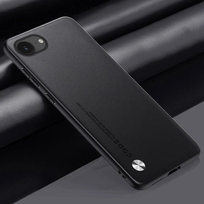 Luxury PU Leather Case for iPhone 16E Back Cover Silicone Shockproof Protection Phone Case for iPhone 16 E IPhone16E IPhone16 E