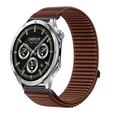18mm 22mm Wave Nylon Strap for Oneplus Watch 3 43mm 46mm/4 3 Lite/2/2R Sport Wristband for OPPO Watch S/X2/3/Huawei GT6 5 4 Band