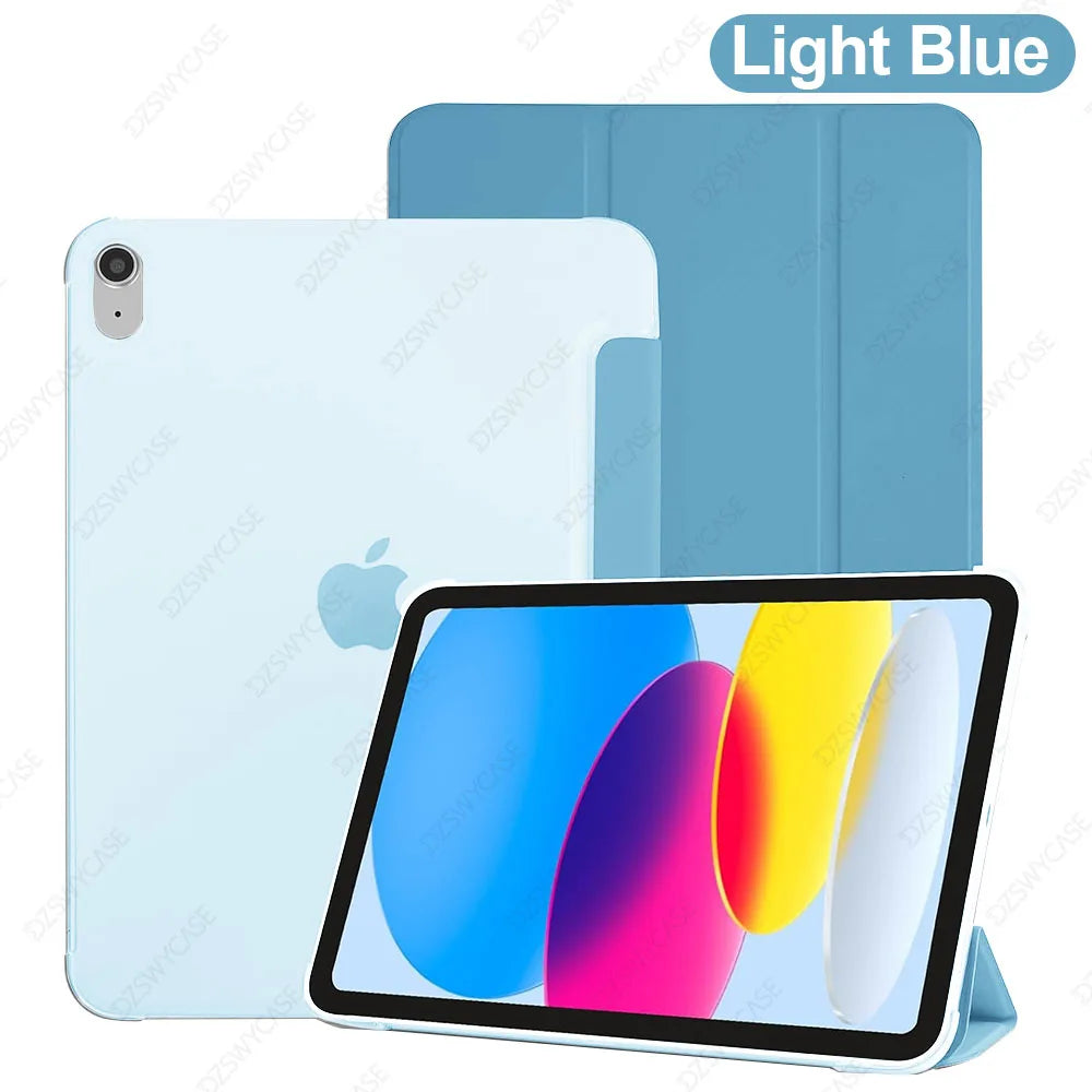 Case for iPad (A16) 11th Generation 11 Inch 2025, iPad 10th Generation 10.9" 2022,Cover with Frosted Back Shell, Auto Wake/Sleep