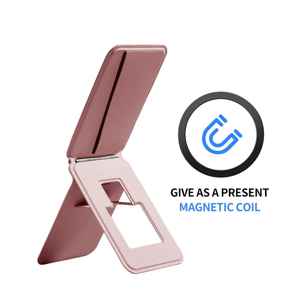 Phone Magnetic Stand Holder For iPhone 15 14 13 12 11 Pro Max Plus Desktop Magnetic Phone Folding Stand Magsafe Holder For Apple