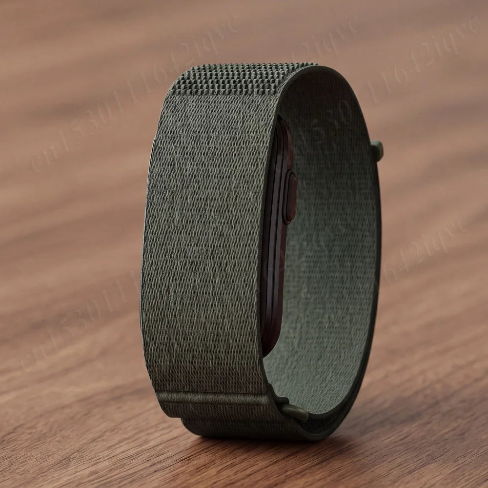 Nylon Wrist Strap For Garmin CIRQA Smart Band Adjustable Breathable Sport Replacement Wristband Sports Wrist Bracelet Accessory