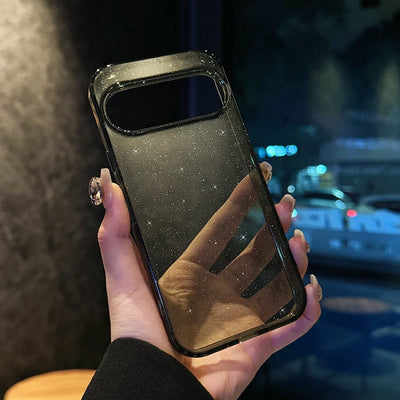 Clear Star Glitter Case For Google Pixel 11 10 9 Pro XL 10A Antibacterial Self-Healing Shockproof Scratch Resistant Bling Cover.