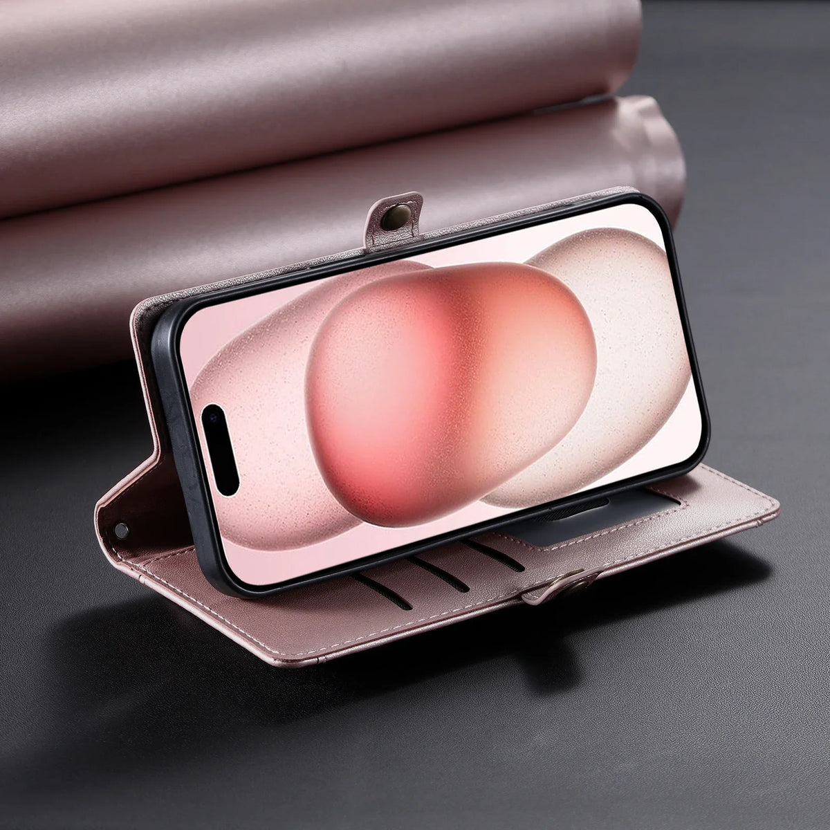 Crossbody Leather Wallet Case For IPhone 18 17 16 Pro 15 14 13 12 11 Pro Max Air 16E 17E XS XR SE 8 7 Card Solt Pocket Cover