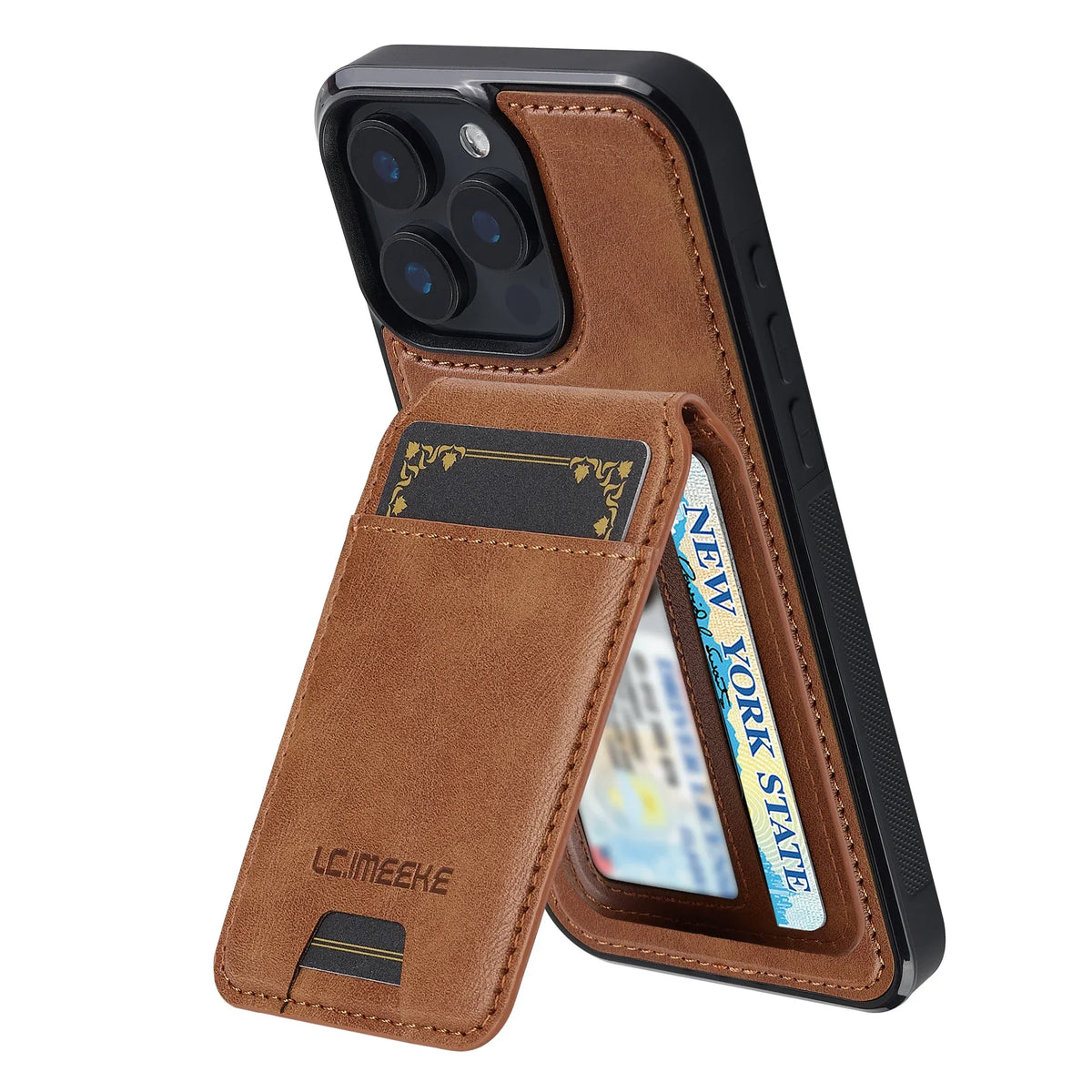 Detachable Magnetic 2 In 1 Leather Case For iPhone 18 17 16 15 14 13 12 11 Pro XS Max 17E Air XR 8 7 Plus SE Cards Pocket Cover