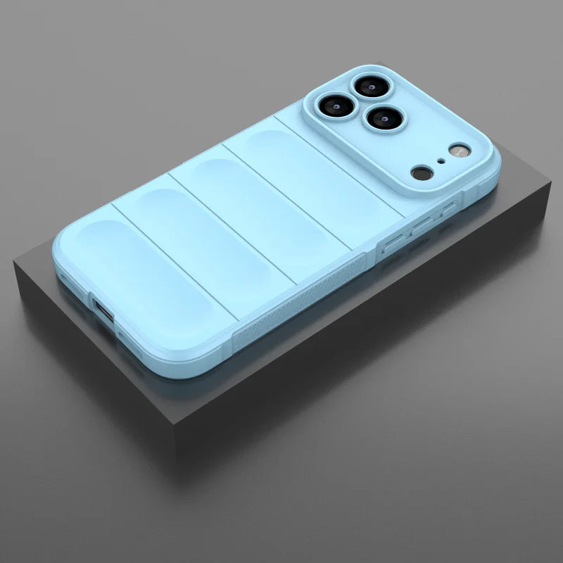 Funda For iPhone 17 Pro Max Soft Silicone Shockproof Bumper Phone Case For iPhone17 Pro Air 17Pro Max Lens Protection Back Cover