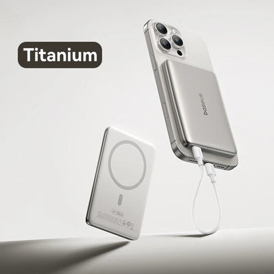 【CCC】Baseus 10000mAh Magnetic Power Bank PD 27W, 5000mAh Magnetic Power Bank PD 20W Card-Sized Powerbank For iPhone 17 Samsung