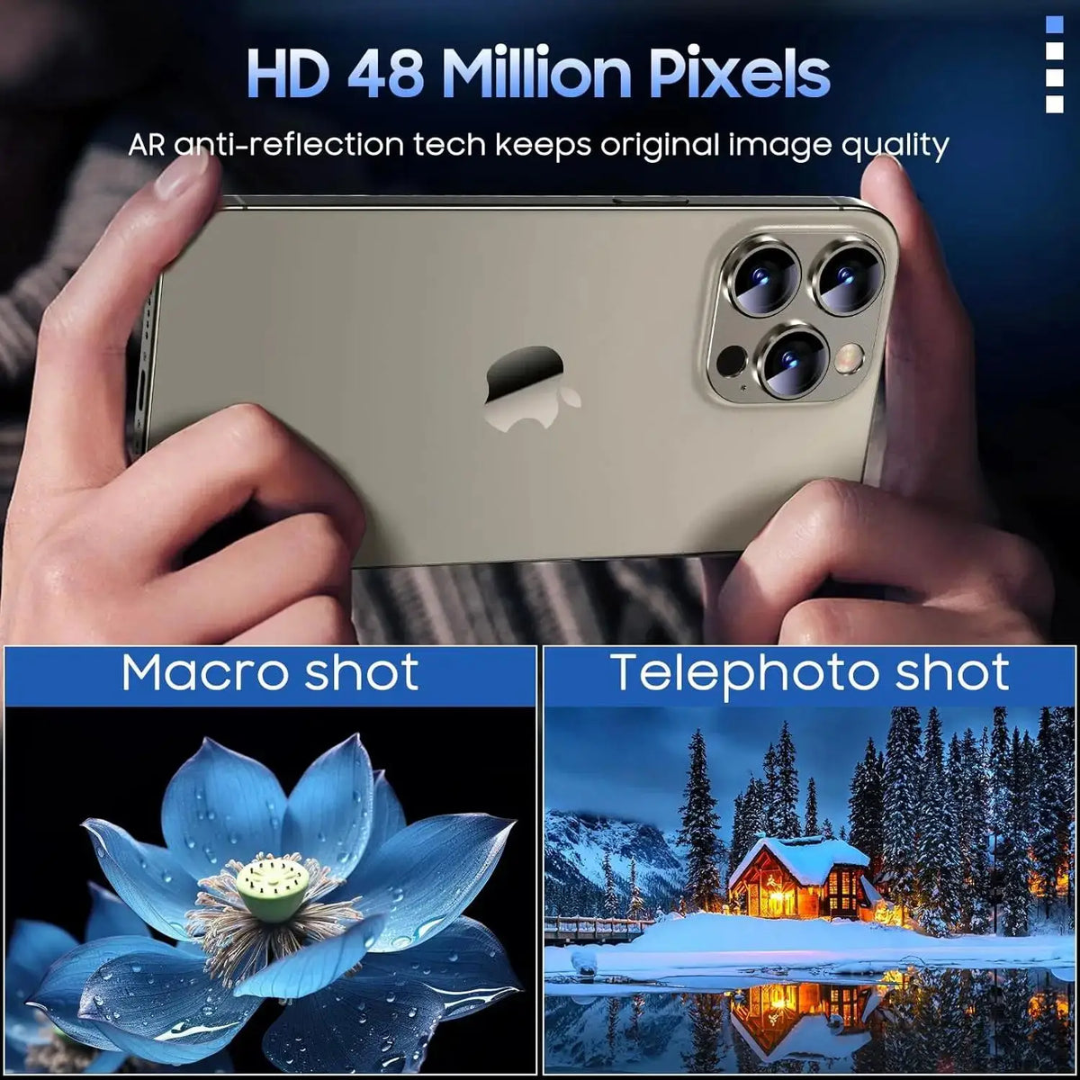 3D Full Metal Camera Lens Protector Tempered Glass Protector For iPhone 16 15 14 Pro Max Plus Camera Lens Protector Glass Cover