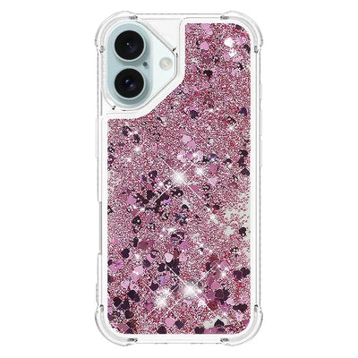 Bling Moving Liquid Floating Sparkle Colorful Glitter TPU Protective Case For Google Pixel 9 Pro XL 8 9A 8A 7A Waterfall Cover