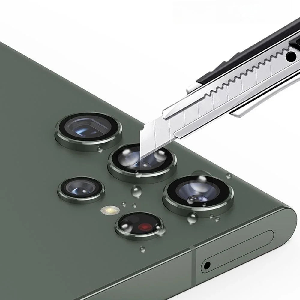 Camera Protector Glass For Samsung S23 S25 Ultra Plus Aluminum Alloy Metal Full Cover Len Ring For Galaxy S23 S24Ultra Lens Film