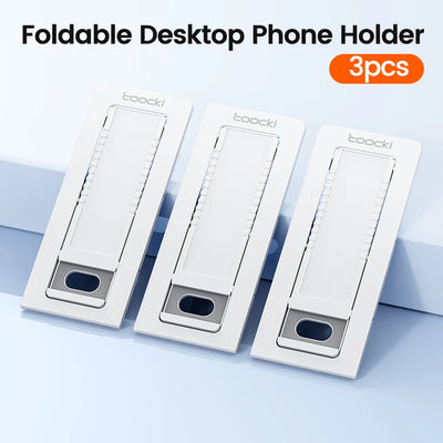 Toocki Phone Stand Holder Portable Folding Universal Light Thin Stand For iPhone 14 13 Samsung S22 Xiaomi Desktop Phone Holder