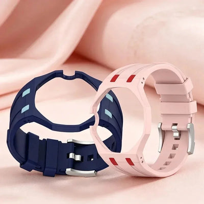 PC Case+Silicone Strap for Swatch X AP Royal Pop Pocket Watch Changer To Wristwatch Integrated Modification Accessories Bracelet