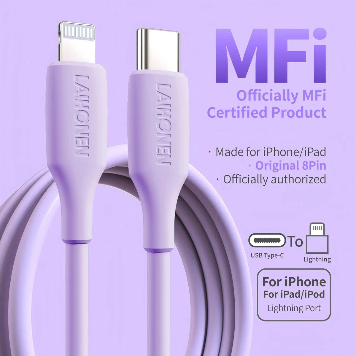 USB C to Lightning Cable for iPhone 14 13 12 11 Pro Max XS Plus 27W Fast Charging Cable Type C to Lightning for iPad MacBook