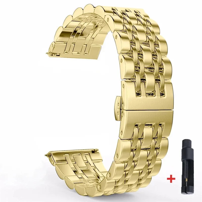 Milanese Watchband 18mm 20mm 22mm Metal Strap Bracelet For Samsung Galaxy Watch 7 6 5 4 40 44mm Huawei 4 GT Bracelet Garmin Band