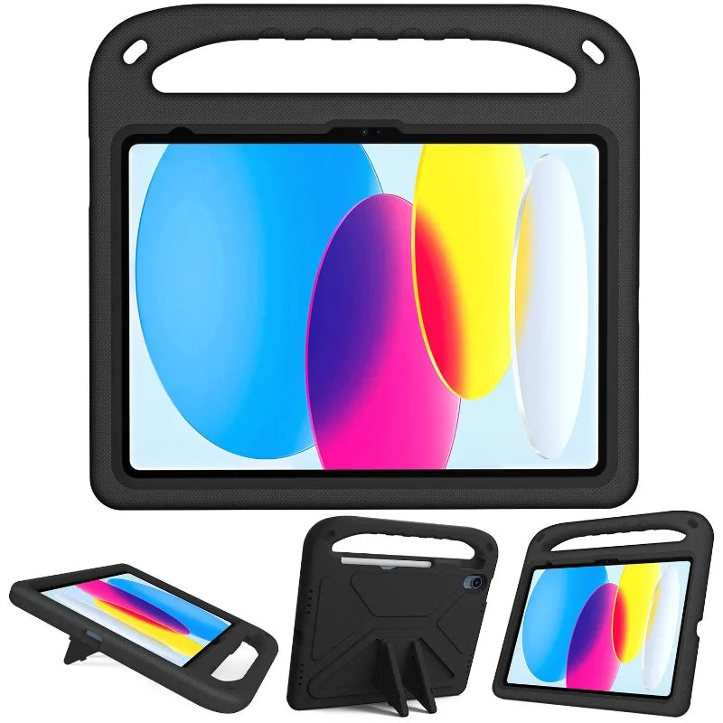 EVA Kids Case for iPad (A16) 11th 11 2025 A3354 A3355 A3356 Handle Kickstand Cover iPad 10th 2022 10.9"A2696 A2757 A2777 Fundas