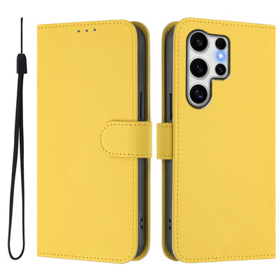 Luxury Leather Wallet Case for Samsung Galaxy S26 S24 S25 Ultra S23 Plus S24 FE S25 Edge Shockproof Bumper Flip Back Cover