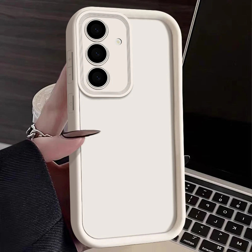 Soft TPU Phone Case For Samsung S26 S25 S24 S23 S22 S21 S20 Note20 Ultra FE Plus Candy Color Stylish Shockproof Silicone Cover