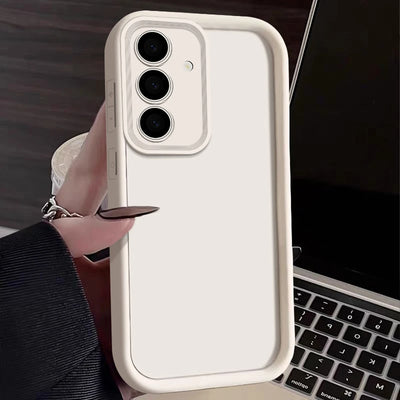 Soft TPU Phone Case For Samsung S26 S25 S24 S23 S22 S21 S20 Note20 Ultra FE Plus Candy Color Stylish Shockproof Silicone Cover