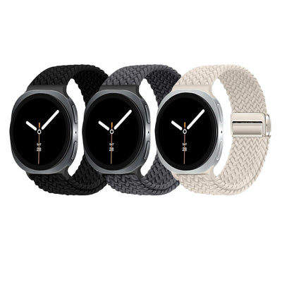 Magnetic Braided Band For Samsung Galaxy Watch 9 8 Strap 44mm 40mm Nylon Bracelet Correa Belt Galaxy Watch 8 Classic 46mm