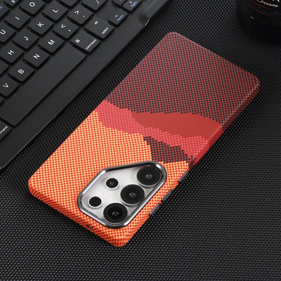 Luxury Kevlar Aramid Fiber Case For Samsung Galaxy S22 S23 S24 S25 S26 Ultra Plus Magnetic Carbon Fiber Phone Cover For S26 Plus