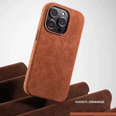 Premium Soft Suede Metal Camera Lens Protection Magnetic Phone Case for IPhone 16 15 14 Plus 13 12 Pro Max Shockproof Back Cover