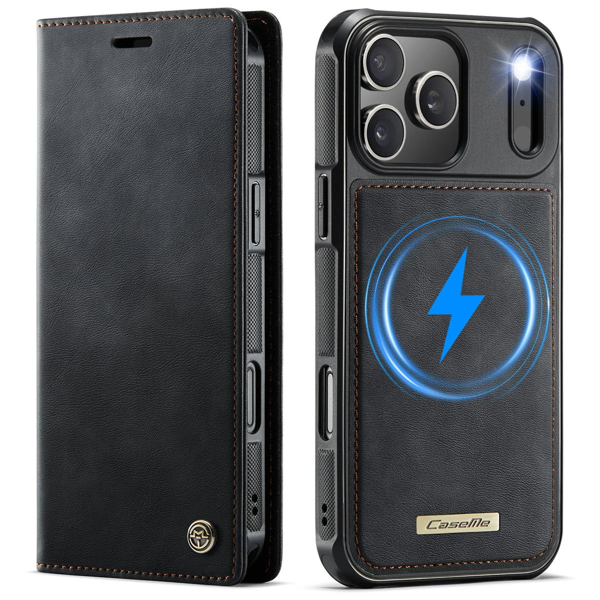 High Quality 2-in-1 Detachable Wallet Leather Magsafe Case For iPhone 17 16 15 14 Plus 13 12 11 18 Pro Max Luxury Magnetic Flip