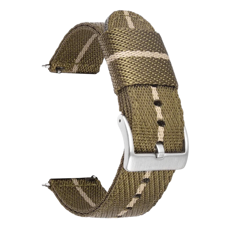 18mm 20mm 22mm 24mm Nylon Weave Strap Men Women Sport Quick Release Bracelet for Seiko Omega for Huawei Samsung Smart Watch Band