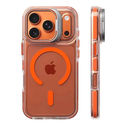 For MagSafe Clear Kickstand Case for iPhone 18 17Pro Max 17Air 16 15 14 13 12 Magnetic Shockproof Transparent Camera Stand Cover