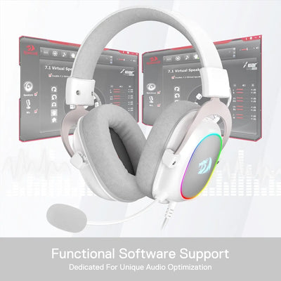 Redragon H510 Zeus-X RGB Wired Backlit Gaming Headset 7.1 Surround Sound Multi Platforms Headphone
