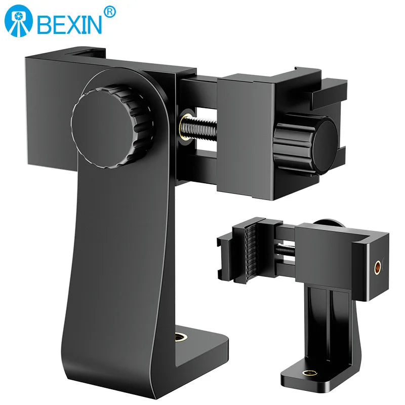 Tripod Mount Universal 360 Degree Mobile Phone Clip With 1/4"Screw Mobile Phone Clip Tripod Mount Adapter Adjustable For iphone