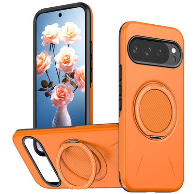 360° Magnetic Bracket Phone Case For Google PIXEL 10 9 11 Pro XL 9A 10ProXL For Magsafe Shockproof Stand Holder Cover Funda