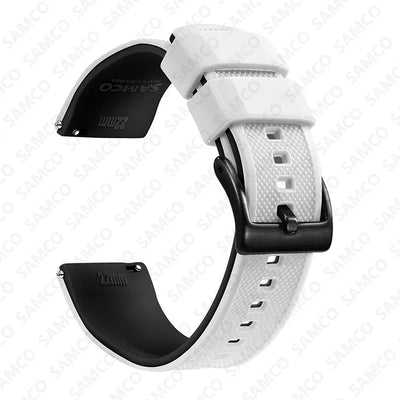 Quick Release Rubber Watch Strap Silicone Watch Band 18mm 20mm 22mm  Huawei ,Samsung Galaxy, Garmin, Watch Replacement Watchband