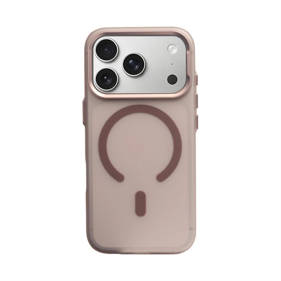 For iPhone 17 16 15 18 Pro Max Air Business Simple Frosted Clear For Magsafe Case Shockproof Magnetic Charge Thin Hard Cover