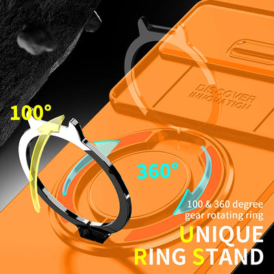 Armor Magnetic Ring Bracket Case For Google Pixel 11 10 9 Pro XL 10Pro For Pixel 9A 8A 7 Pixel 10 11 Pro Slide Lens Protect Case