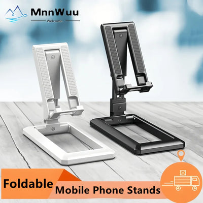 Foldable Universal Mobile Phone Stands Table Phone Holder Bracket Adjustable Desktop Stand For Ipad IPhone Samsung Xiaomi Huawei