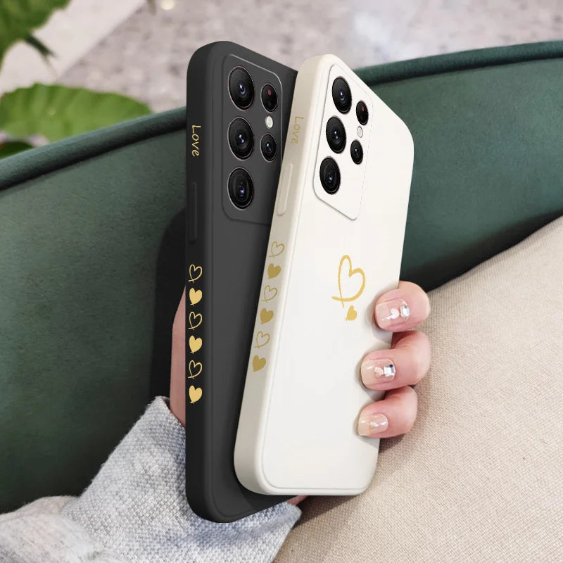 Gemini Love Phone Case For Samsung Galaxy S25 FE S24 S23 S22 S21 S20 Ultra Plus S10 Note 20 ultra 10 9 Plus Cover