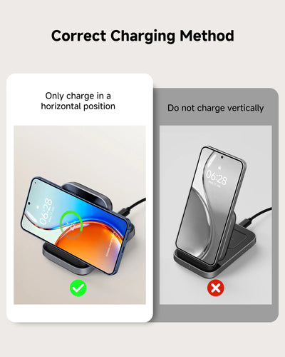 SwanScout 713S Wireless Charger for Galaxy Watch 8 7 Ultra 6 5 Foldable Charging Station for Samsung S25 Ultra S24 S23 Z Flip 7